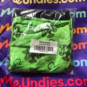 MeUndies women boy short underpants medium libra